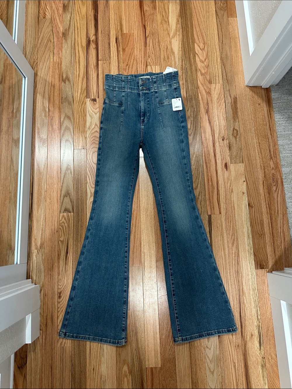 We The Free High-Rise Flare Jeans - Blue